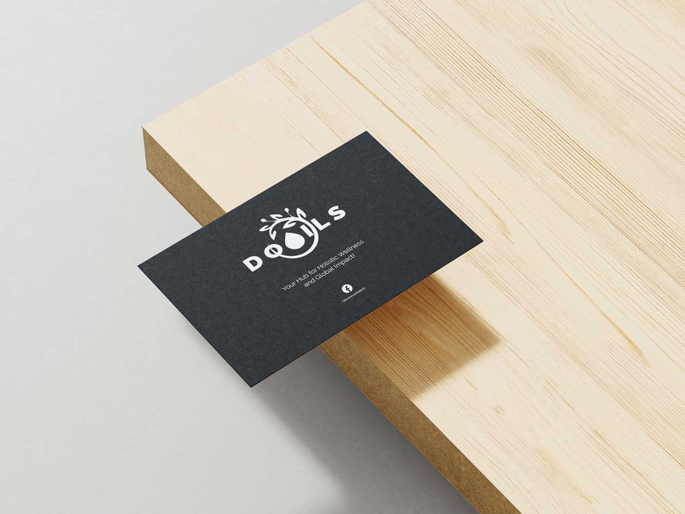 Let's DoOils Bussiness Card Mockup