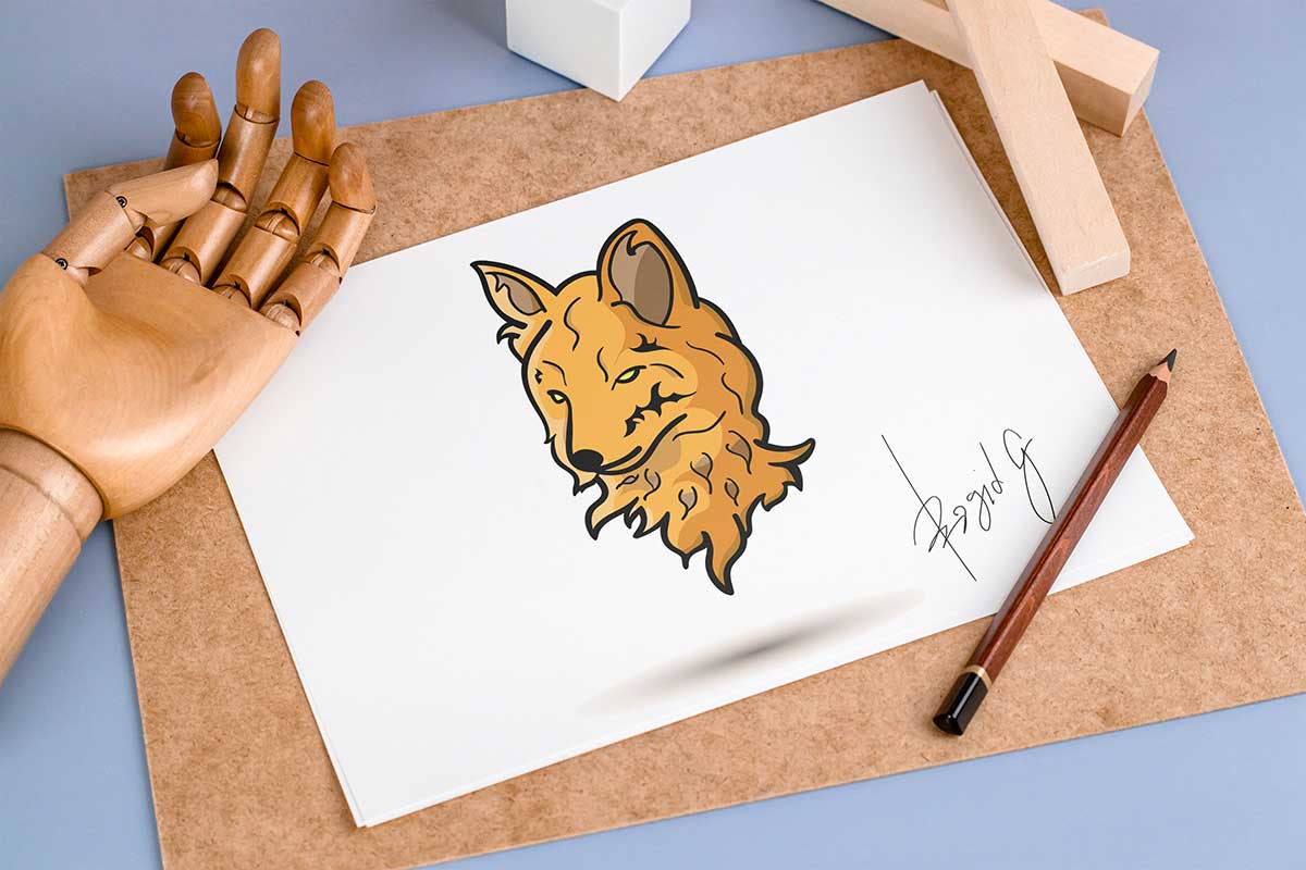 Fox Drawing Full Image