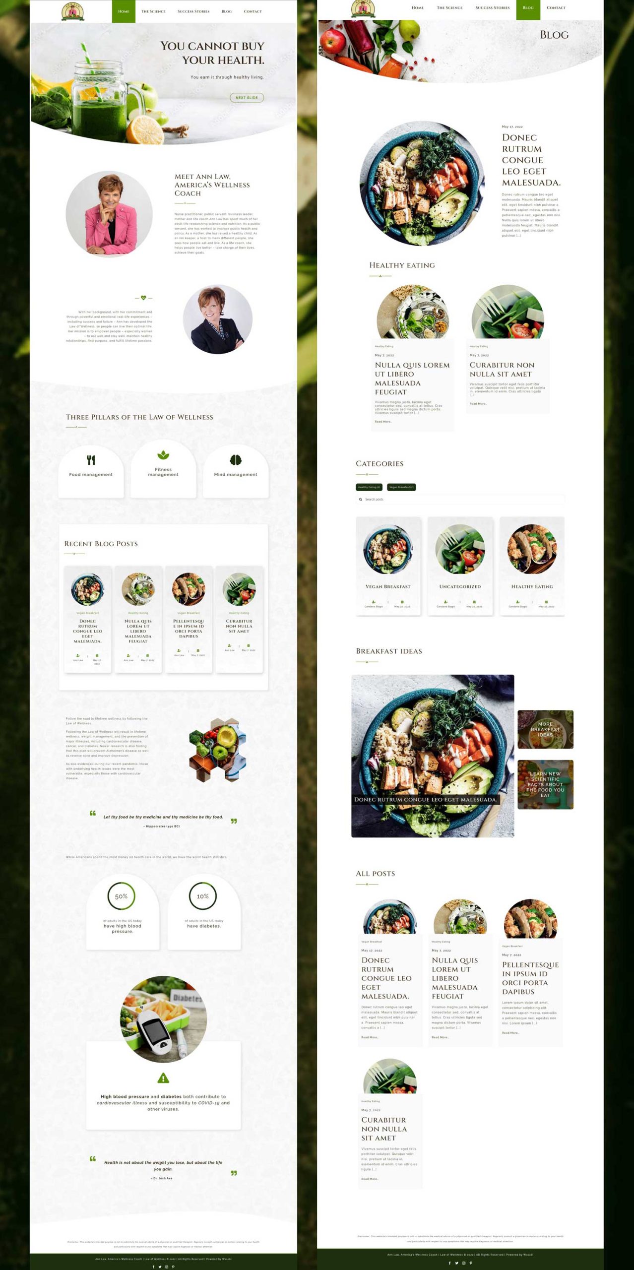LOW Homepage and Blog