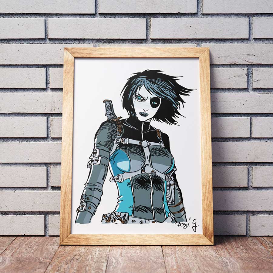 Domino Fan Art Mockup